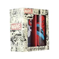 Sklenice Spider-Man a Venom set 2 ks