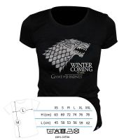 Tričko Game of Thrones - "Winter is coming" dámské, černé L