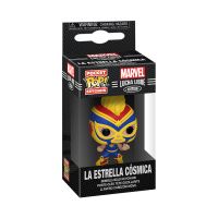 Klíčenka Funko POP! Keychain: Marvel Luchadores - Captain Marvel